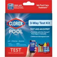 3-Way Pool & Spa Water Test Kit for pH, Chlorine & Bromine