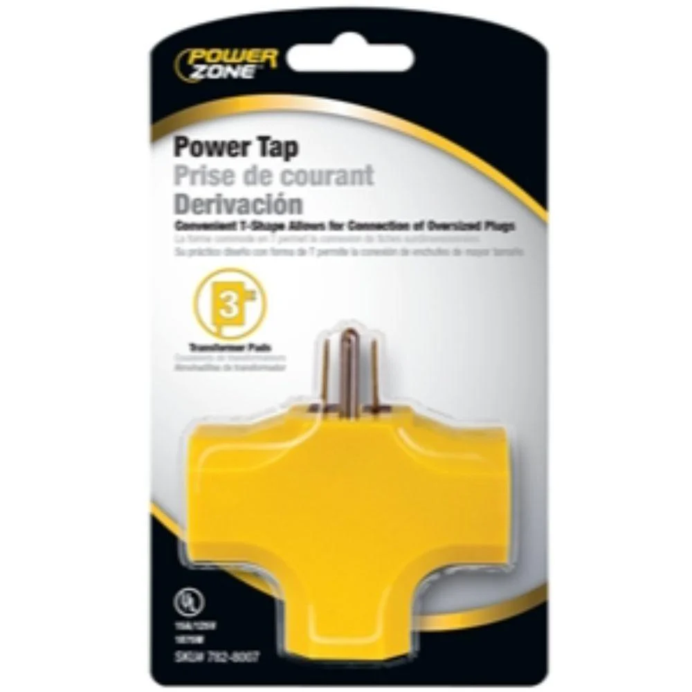 3-WAY T OUTLET ADAPT.
