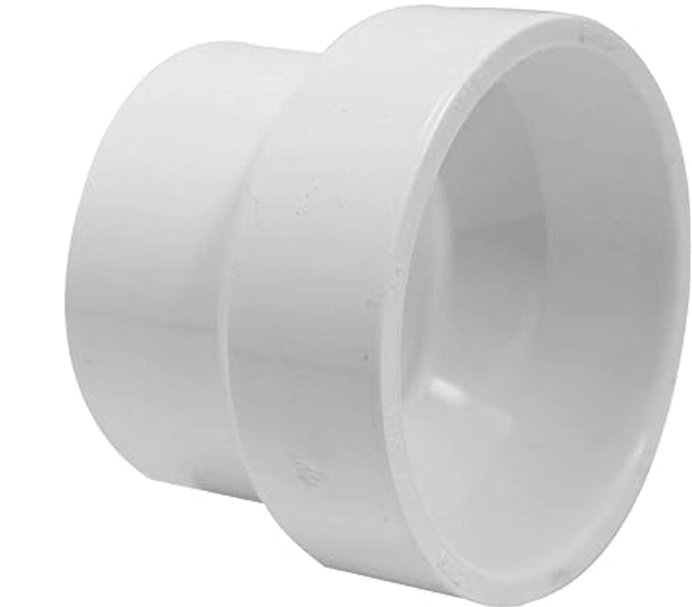 3" X 1-1/2" SCHEDULE 30 PVC-DWV REDUCING COUPLING
