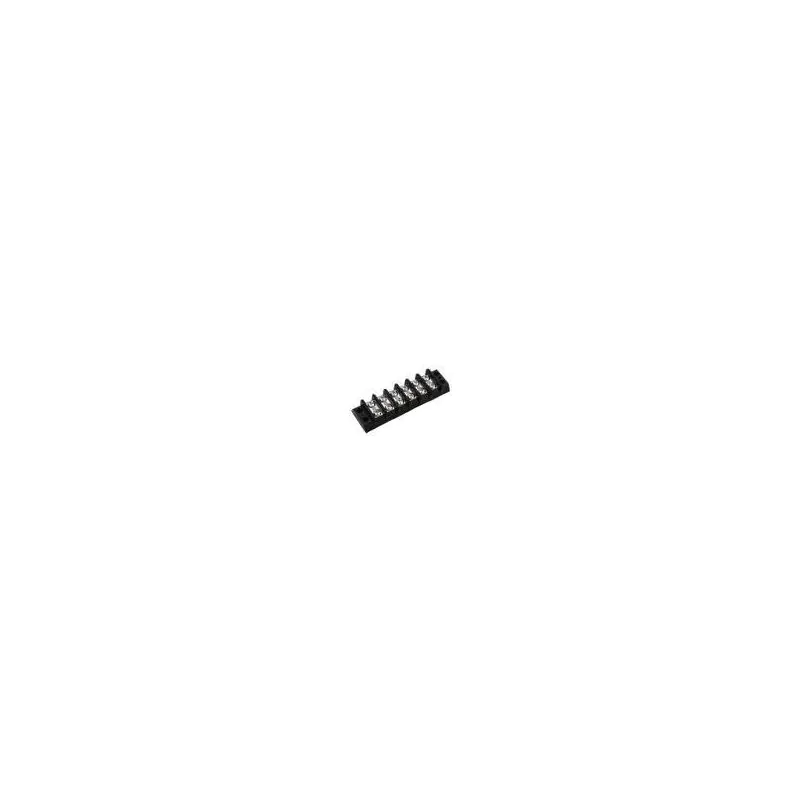 30 AMP DUAL ROW TERMINAL BLOCK 6-141 BARRIER STRIP 6 POSITION 6-32 PHILSLOT SCREWS