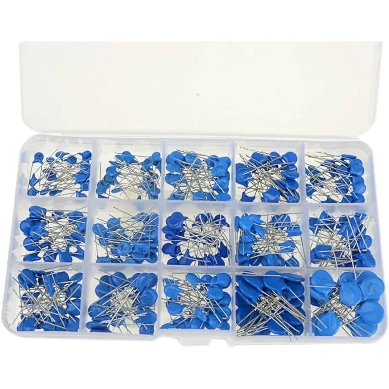 300pc High Voltage Ceramic Capacitor Kit, 100pf-.022uf 1000-3000V