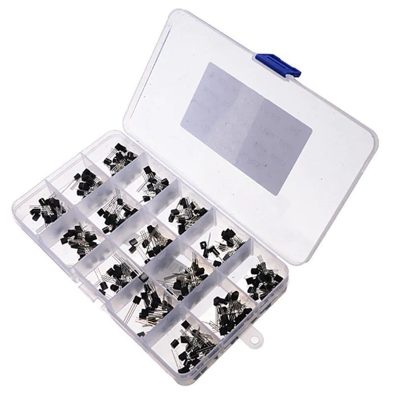 300pcs 15 Different TO-92 Transistor Kit
