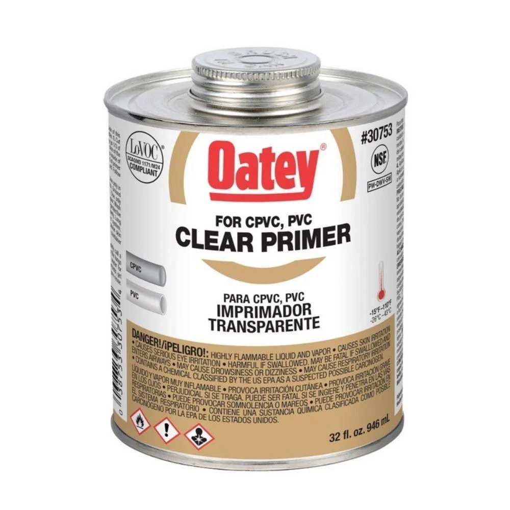 30753 OATEY Clear Primer, 32 oz.