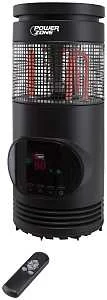 360° Infrared Tower Heater, 3 Quartz Elements, Remote & Timer