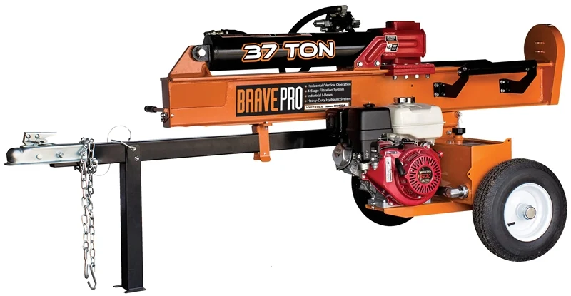 37-Ton Vertical/Horizontal Gas Log Splitter with GX270 Engine