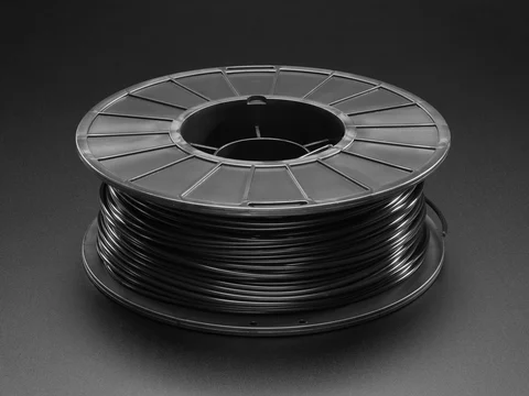 PLA Filament for 3D Printers - 2.85mm Diameter - Black - 1.0Kg - MeltInk