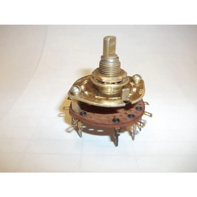 38163 1 POLE 10 POS OAK 186017-009-K ROTARY SWITCH