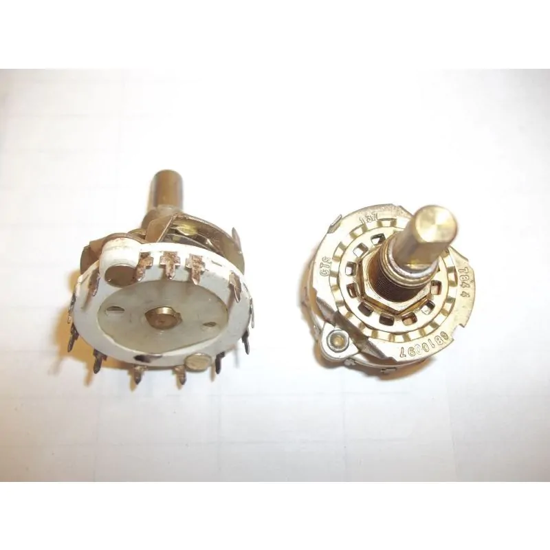 38267 1 POLE 12 POS PC MOUNT CTS 137 7844 6810097 ROTARY SWITCH