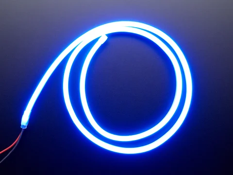 Flexible Silicone Neon-Like LED Strip - 1 Meter - Blue