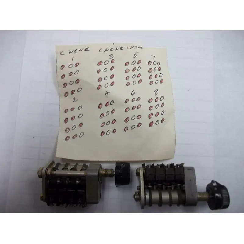 39083 MICROSWITCH 4PDT 8 POS X37434 6722 ROTARY SWITCH