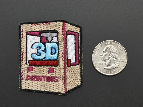 3D printing - Skill badge, iron-on patch