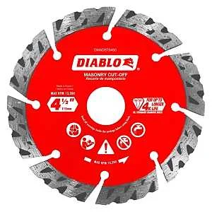 4-1/2 in Segmented Turbo Cut-Off Disc