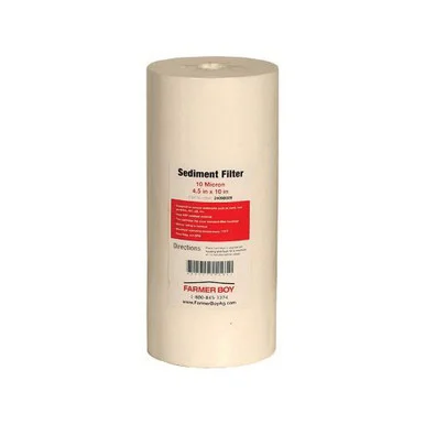 4 1/2 x 10 Inch 10 Micron Cotton Cartridge