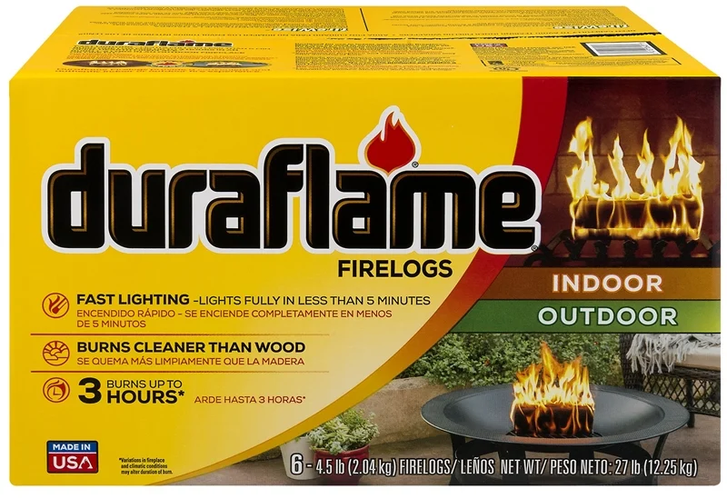 4.5 lb Firelog, Up to 6 hr Burn Time