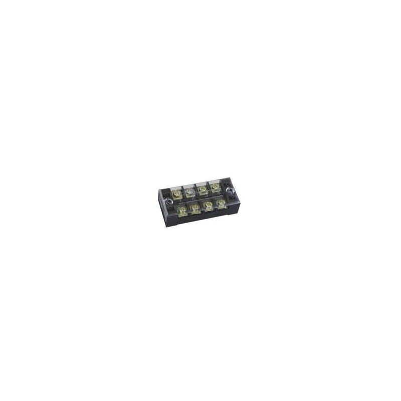 4 COVERED BARRIER TERMINAL BLOCK STRIP