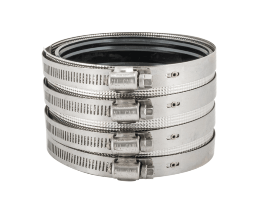 4" HEAVY- DUTY NO-HUB COUPLING