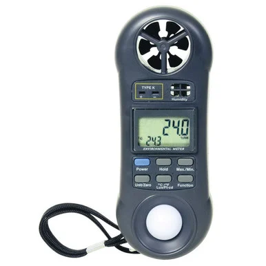 4-in-1 Environmental Air Flow Meter With K-Port