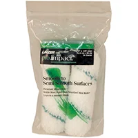 4 in Microfiber Mini Roller Covers 3/8 in Nap 2 Pack Semi-Smooth