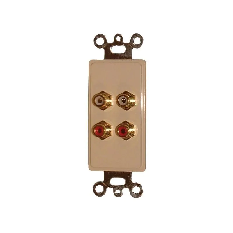 4 RCA PLATE IVORY