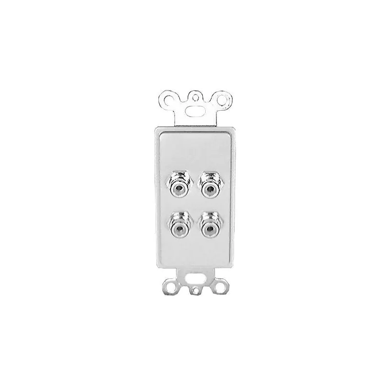 4 RCA PLATE WHITE
