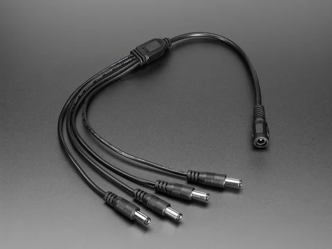 4-Way 2.1mm DC Barrel Jack Splitter