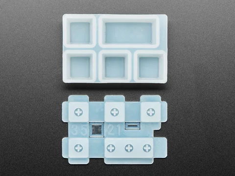 4 x 1U and 1 x 2U "Esc" Silicone Keycap Molds - MX Compatible Switches