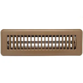 413B2X12-R Steel Floor Register - Brown 2x12