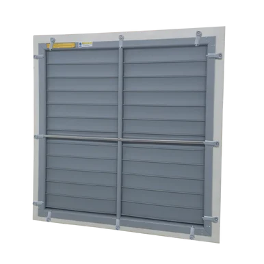 42 in PVC Fan Shutter, 42 in x 42 in R.O.