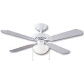 42-in White Downrod Ceiling Fan with Light Kit CF78133