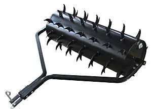 Steel Tow-Behind Lawn Aerator, 275 lb Water-Fill Drum, 40 in Width