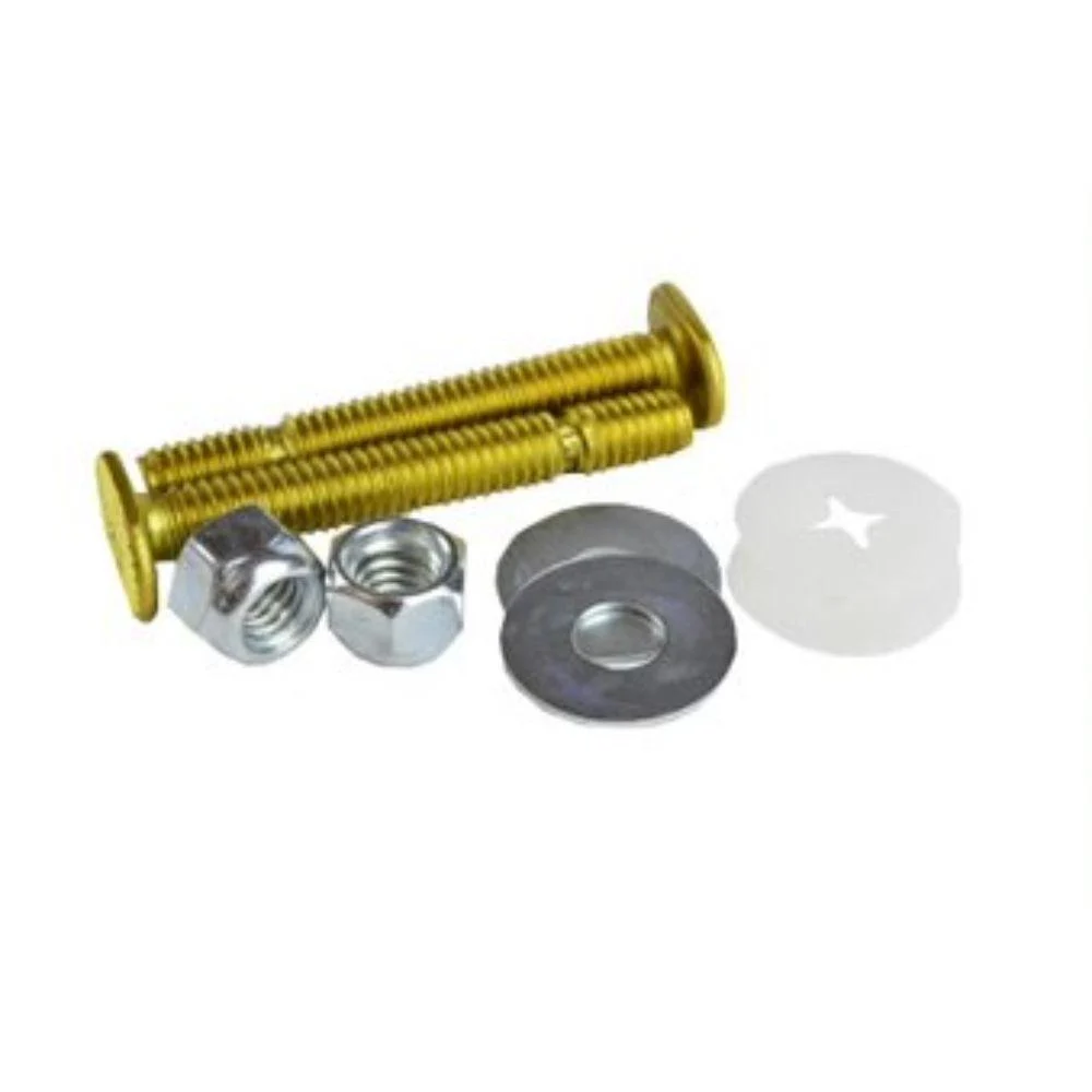 5/16" X 2-1/4" Brass E-Z Snap Toilet Bolts