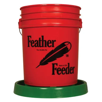 5 Gallon Polyethylene Feather Feeder