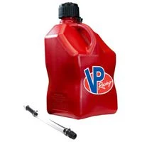 5 Gallon Red Polyethylene Container with Hose