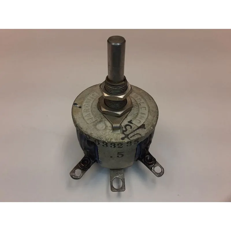 .5 OHM 25 WATT HARDWICK RHEOSTAT 633235 1/4 inch X 5/8 inch SHAFT