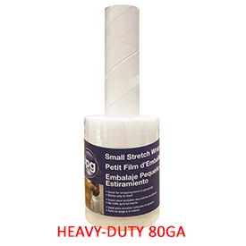 5" x 1000' 80 Gauge Stretch Wrap Film, Clear