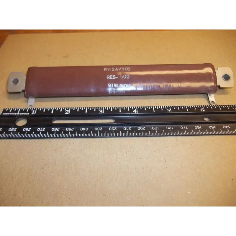 500 Ohm 91 Watt Power Resistor, TRU-OHM RW24V501