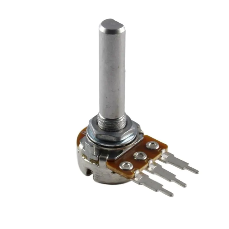 500K AUDIO POTENTIOMETER, 1/4 Inch Shaft, Single Turn