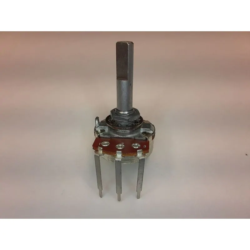 500K OHM AUDIO TAPER 24MM POTENTIOMETER 1 inch X 1/4 inch SHAFT