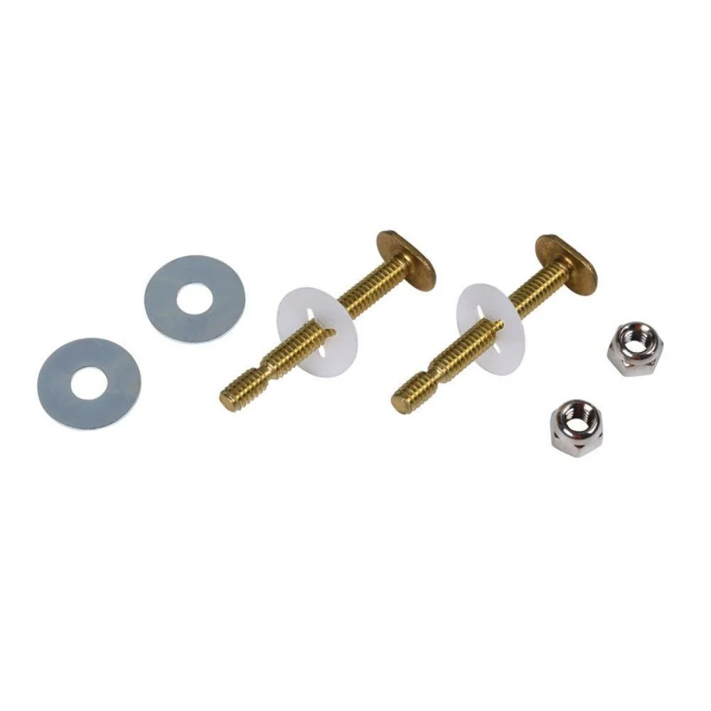 51075 OATEY Harvey™ 1/4" X 2 1/4" in Brass EZ Snap Toilet Bolt Set with Brass Bolts