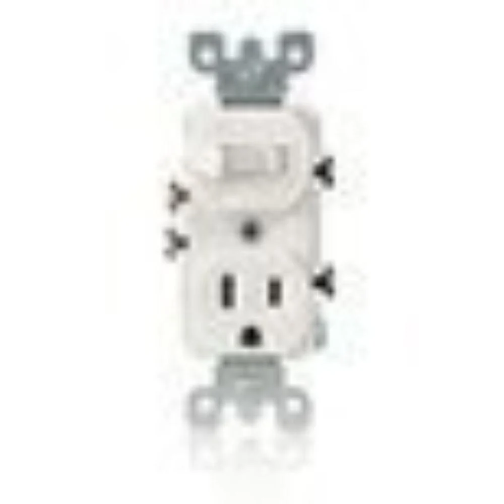 5225-I Leviton Duplex Style Single-Pole / 5-15R Combination Switch