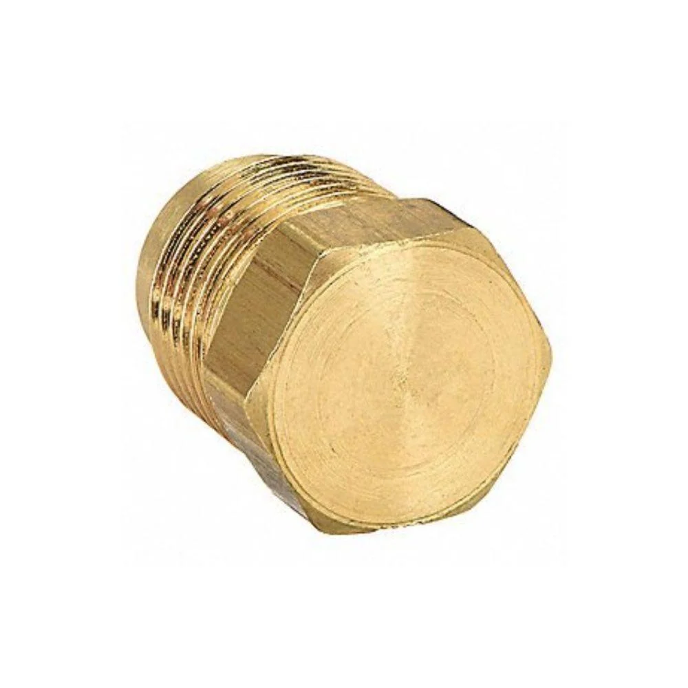57-12 3/4" OD Flare Plug Brass