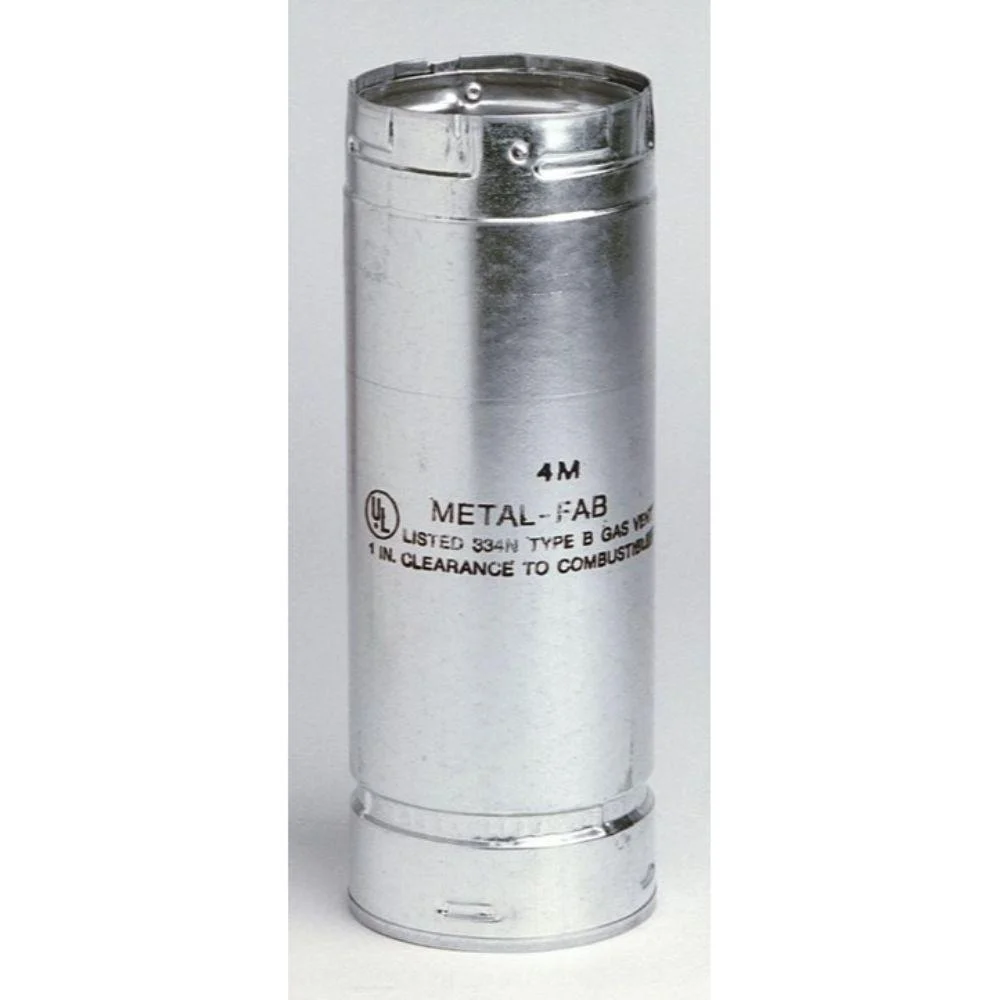 5M12 METAL-FAB B-Vent Round, 5" X 12"