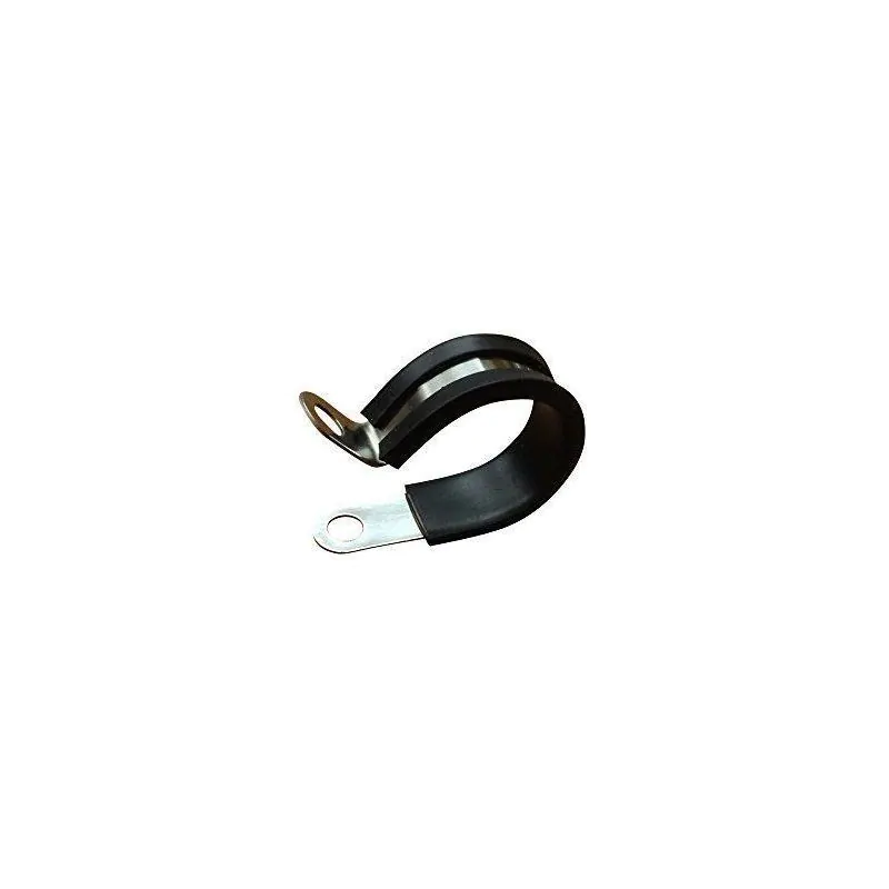 5PK Adel Rubber Cushioned Steel Cable Clamp, 5/8 inch bundle dia., 1/4 inch screw hole