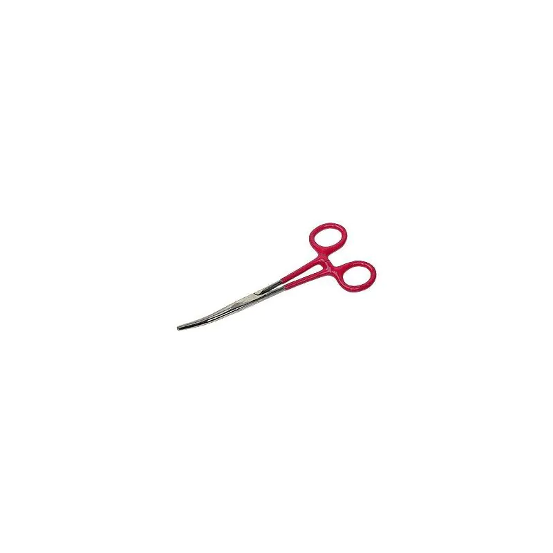 6-1/2 Curved Self-Locking Forceps with Insulated Handles