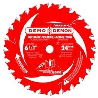 6-1/2 in 24T Carbide Framing & Demolition Circular Saw Blade