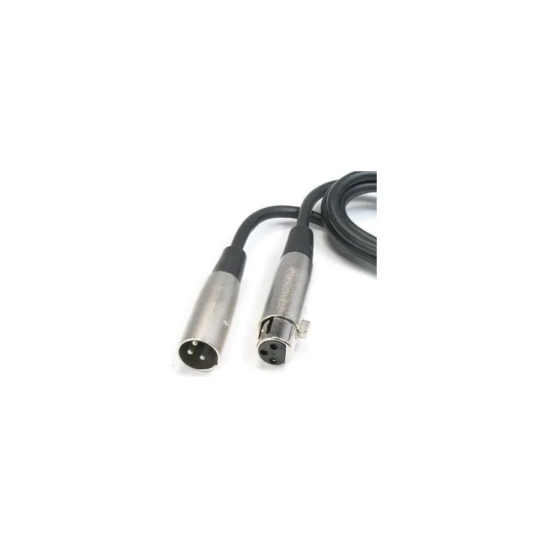 6 ft XLR 3 PIN MALE / FEMALE CABLE
