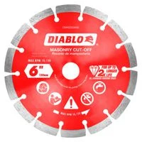 6 in. Segmented Diamond Cut-Off Disc
