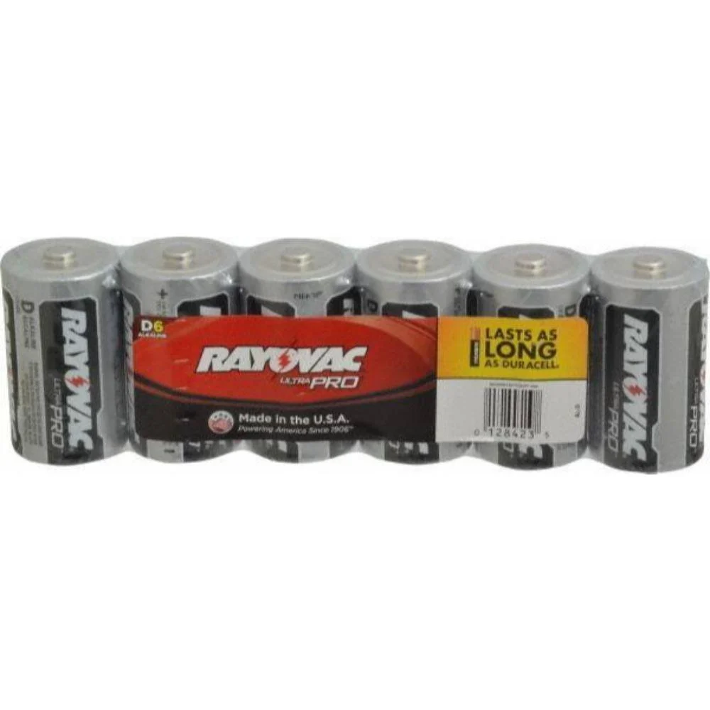 6 PACK -SIZE D BATTERIES