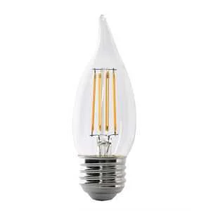 60W Equivalent Flame Tip LED Bulb 2700K Soft White Dimmable E26