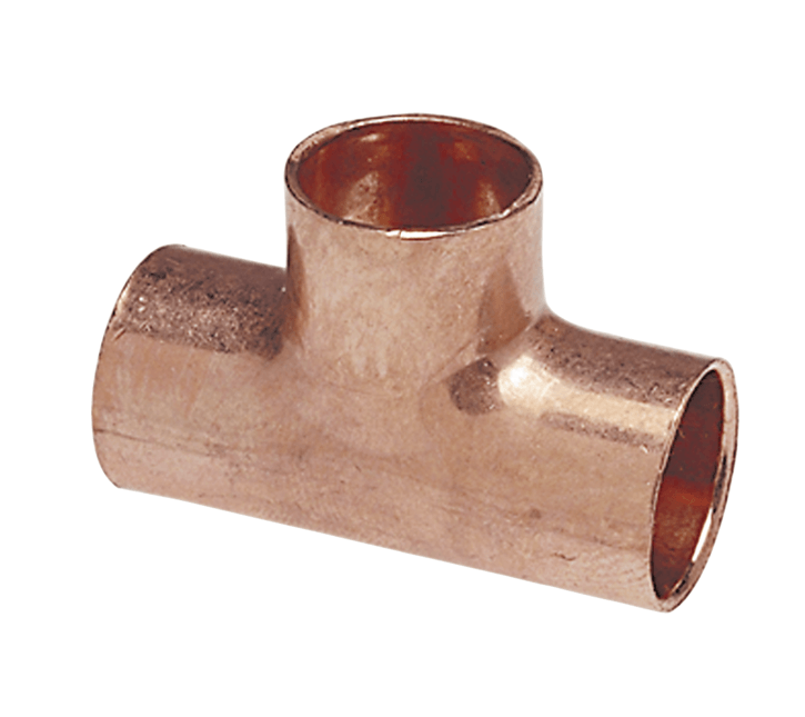 2" X 1/2" X 2" WROT COPPERREDUCING TEE